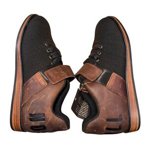 NEW NOBULL SuperFabric Lifter Shoes Women 5.5/Men 4 Brown Leather Weightlifting